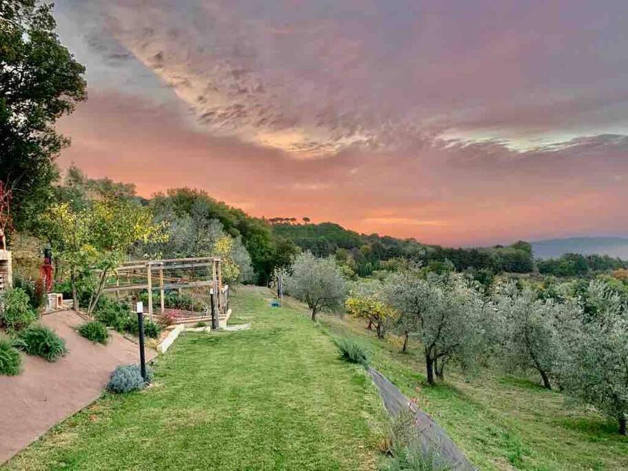 Vesper - Casale Con Piscina - Ad Galli Cantum Città della Pieve Eksteriør bilde