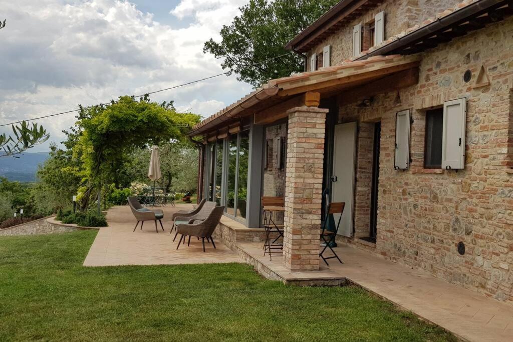 Vesper - Casale Con Piscina - Ad Galli Cantum Città della Pieve Eksteriør bilde